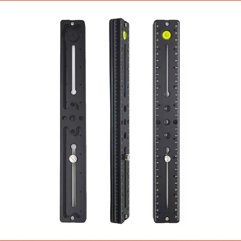 球形云台通用PU300快装板云台板E单反相机三脚架手机双机位延长板