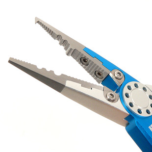 勃朗路亚钳轻量航空铝合金t路亚钳/钨钢刀片/钓鱼开口钳 钓鱼装备