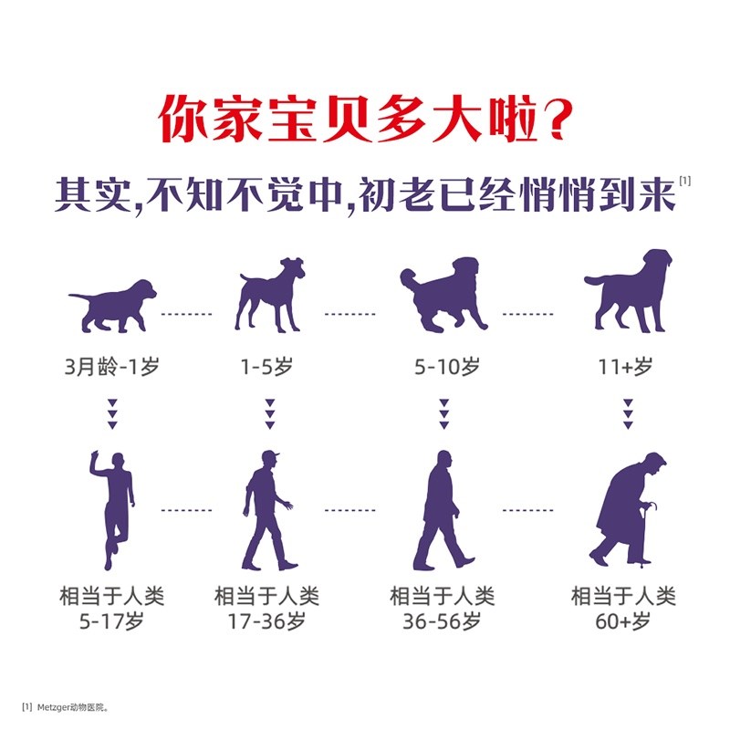 皇家狗粮小型老年犬配方粮SM25/1.5KG7岁以上S犬主粮专用全价粮