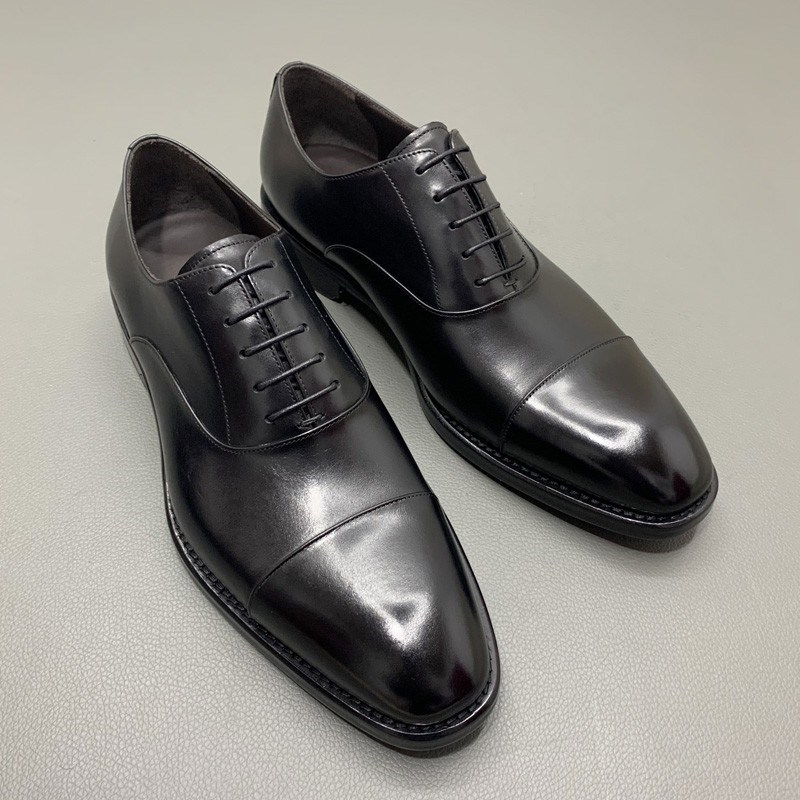 牛货 意b大利产真皮系带三接头商务正装皮鞋男固特异上线皮底婚鞋