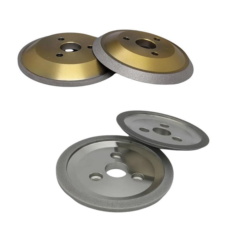 合金蝶形砂轮g三孔钎焊电镀磨刀机砂轮45度90度磨钨钢铣刀陶瓷