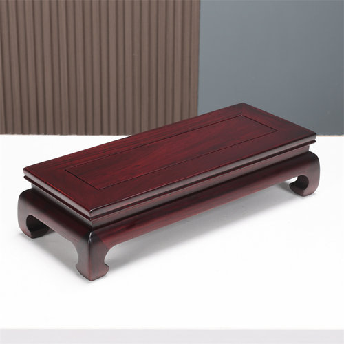 实木长正方形底座托架