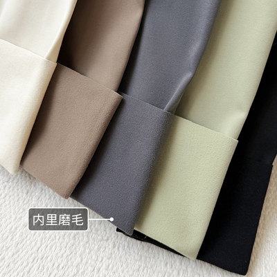 鲨鱼裤磨毛女秋冬季保暖高腰打底