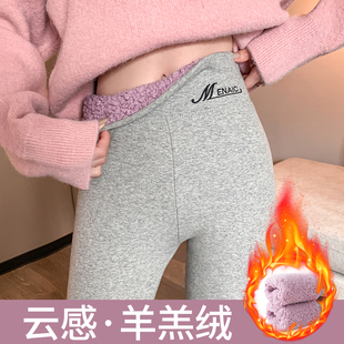 线裤 特厚打底裤 保暖棉裤 云感羊羔绒东北弹力紧身秋裤 女外穿秋冬季