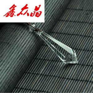 天然白水晶吊坠 水滴形白晶挂坠 胸坠