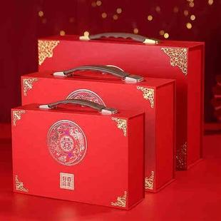 彩礼钱盒子结婚订婚装30万礼金的手提箱子提亲女方陪嫁婚礼专用