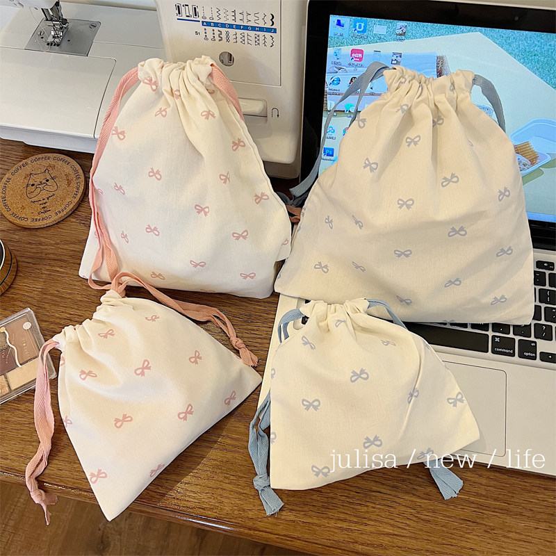 多用途~软糯婴儿粉蝴蝶结束口袋化妆品大容量收纳袋便携旅行洗漱,收纳整理,化妆包,淘宝优惠券,粉丝福利购,淘宝优惠卷