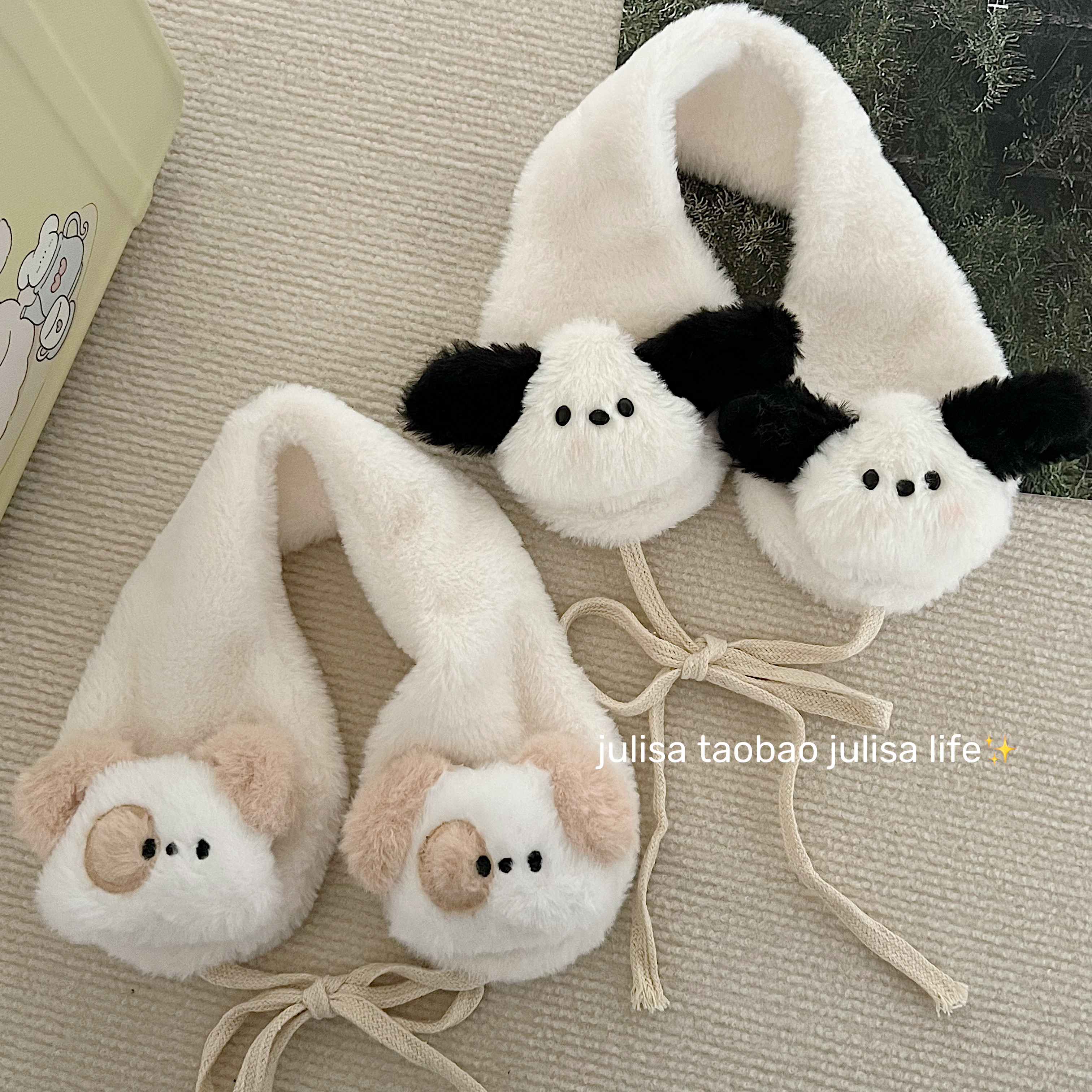 原创小众毛绒保暖抗寒冷耳罩护耳