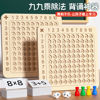 九九乘法口诀表数字认知背诵神器