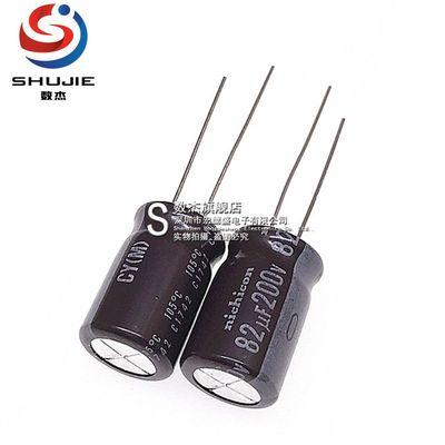 Nichicon 进口铝电解电容 200v82uf 12.5*20 尼吉康CY 高频长寿命