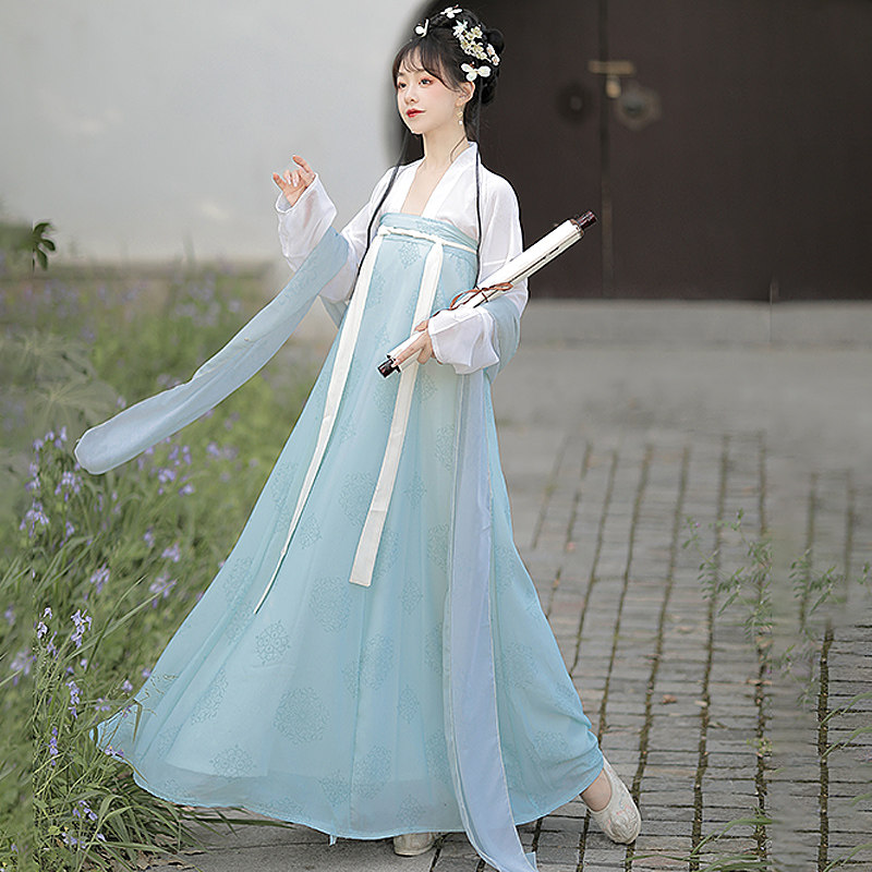 云麓集原创汉服唐制对襟一片