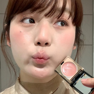 软fufu 腮红唇颊两用口红眼影多用膏无粉感无花果 淡奶蜜桃新色
