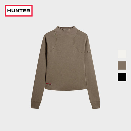 HUNTER女士半高领长袖卫衣
