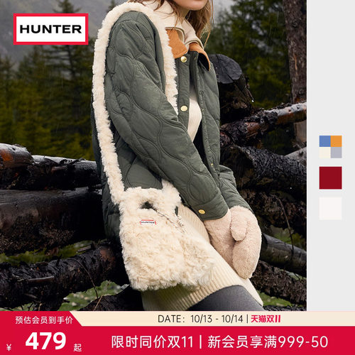 HUNTER秋冬毛绒手机包单肩包