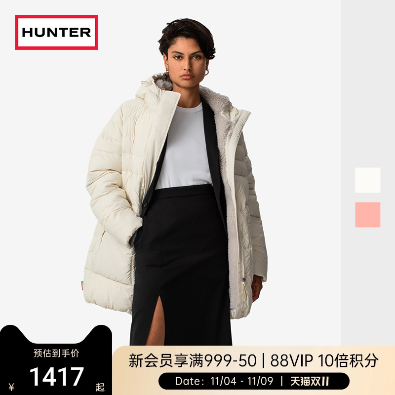 Hunter女士中款秋冬棉服