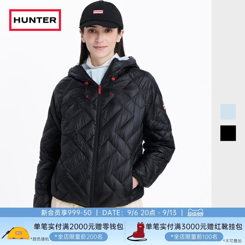 HUNTER秋冬轻量绗缝保暖羽绒服图片