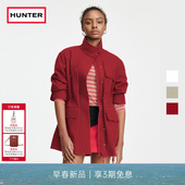 夹克经典 HUNTER2026早春新款 女士磨毛复古休闲工装 立领收腰外套