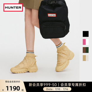 HUNTER女鞋可拆卸防撕裂罩猎鸭靴户外徒步防滑登山靴系带休闲鞋