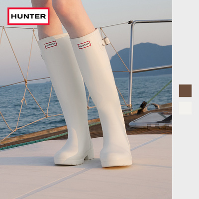 Hunter新款女士户外长筒雨鞋