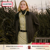 HUNTER2025秋冬廓形油蜡布翻领外套户外徒步简约休闲外套