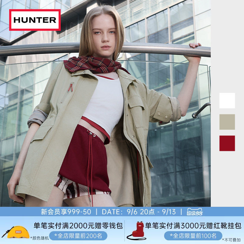 HUNTER磨毛工装立领收腰外套图片