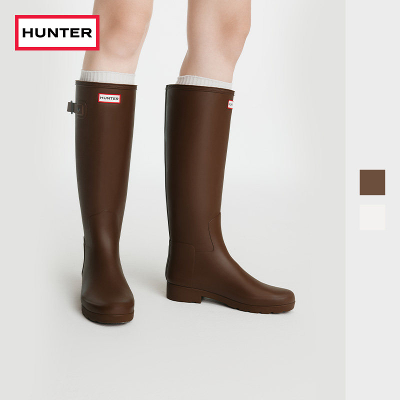 Hunter新款女士户外长筒雨鞋图片
