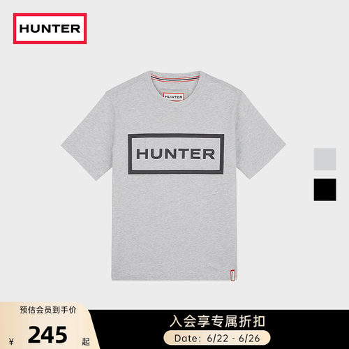 Hunter女装LOGO印花T恤