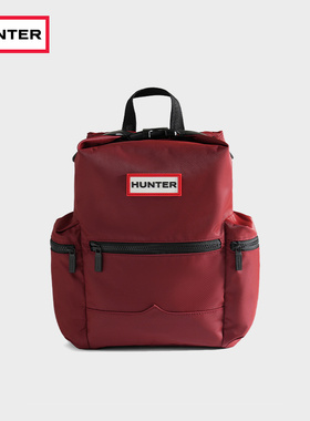 HUNTER情侣款户外双肩包背包书包顶扣尼龙防泼水迷你款旅行登山包