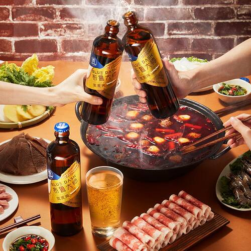 布鲁大师0糖0脂麦香气泡酒