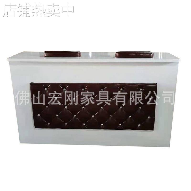 网红轻奢ins风美甲桌经济型单双人美甲台北欧简约美甲店日式桌子