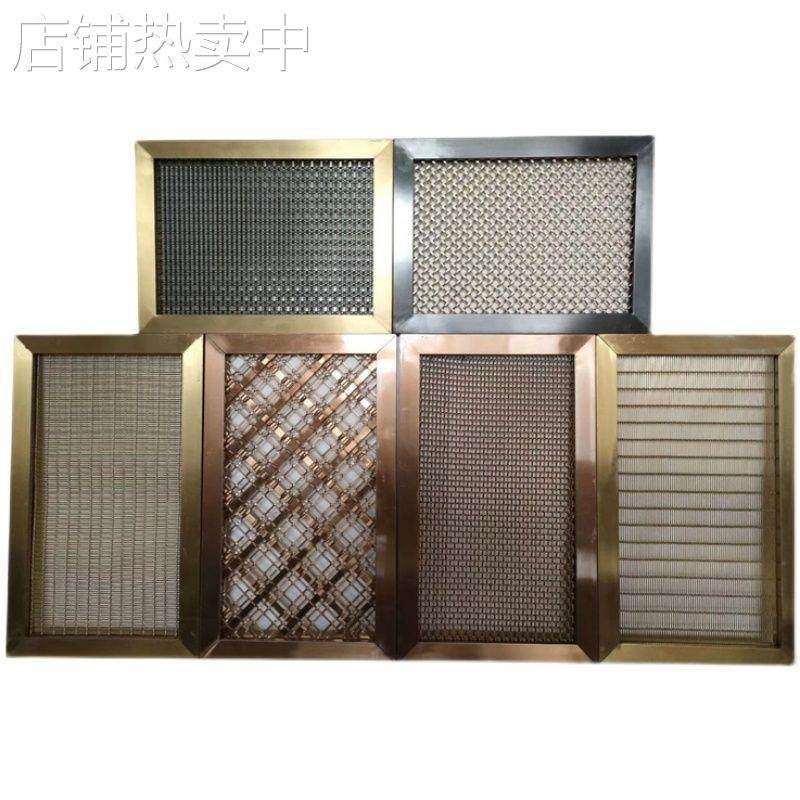 金属装饰网编制装饰网厂家供应麻绳装饰网菱形装饰网金属隔断网