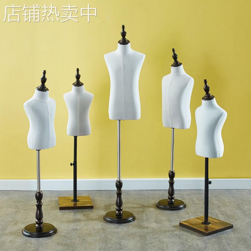 儿童模特道具半身全身带头带手橱窗展示架小孩男女童装店模特架子