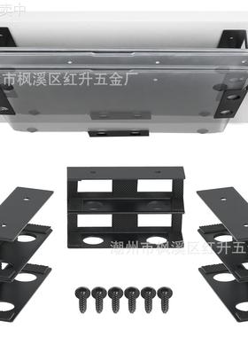 双层桌下笔记本电脑支架金属收纳架acbook Pro Macbook隐藏收纳