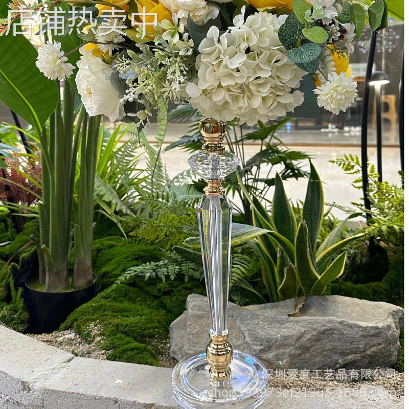 婚庆道具路引花架欧洲婚礼桌摆花器简约家居客厅餐桌插花装饰摆件