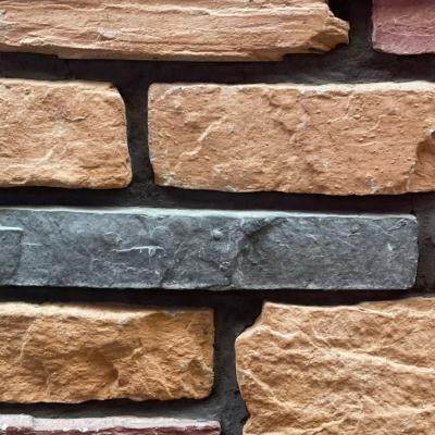 庭院外墙贴图案仿古水幕石纯白色石材室内背景砖瓷砖装饰墙面