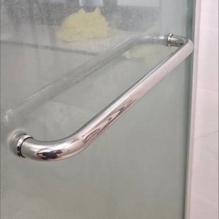 玻璃门移门钢化推拉门淋浴房加厚配件拉手耐用304不锈钢浴室把手