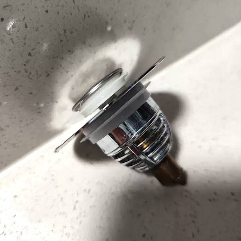 浴缸水槽防臭通用配件洗脸盆洗手盆漏水塞子小神器面盆弹跳下水器