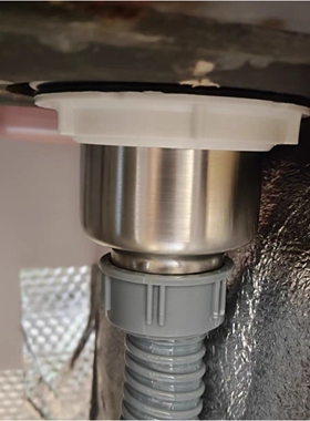 防返臭落水管110加长洗菜池洗菜盆配件厨房下水器水槽排水管道