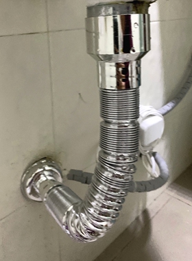 配件除臭脸盆下水器排水管小便池翻版式男厕下水管弹跳落水器