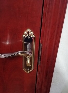 门锁室内卧室房间门锁通用型卫生间实木门把手锁具家用室内门套装