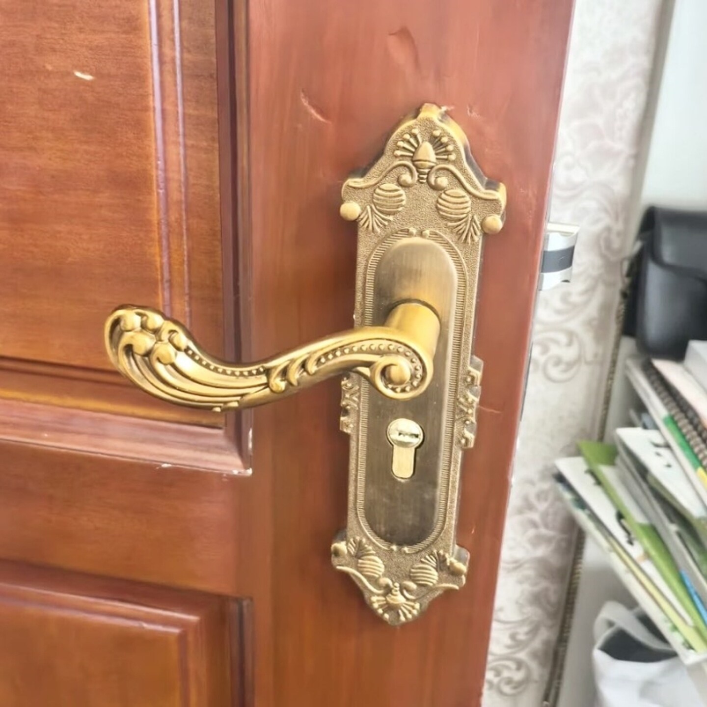 欧式门锁机械门锁房间锁具铝合金铝合金锁卧室木门锁室内手柄图片