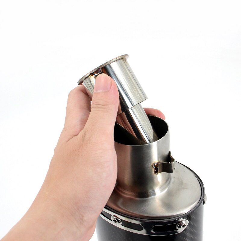 摩托车改装排气管三代回压ar天蝎吉村兄弟排气管消音器消音塞降噪