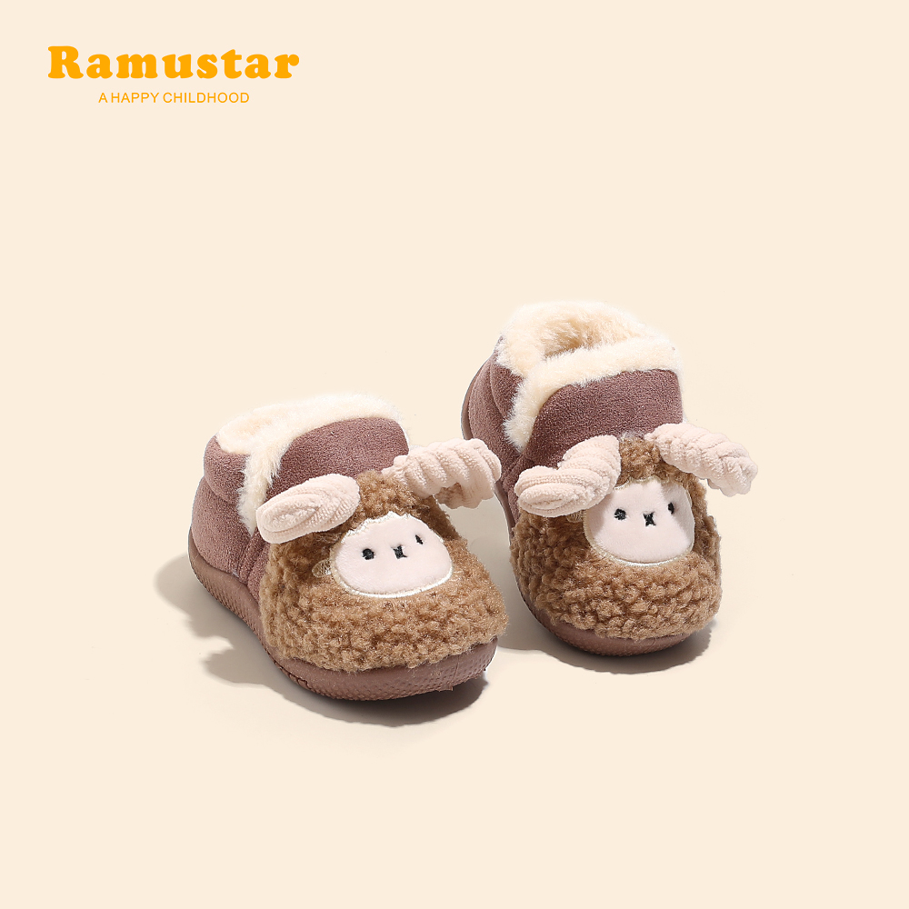 宝宝棉鞋冬季加绒加厚雪地靴