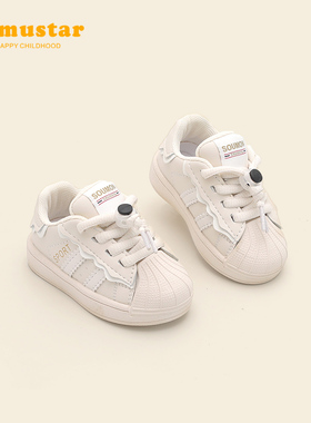 宝宝鞋子女软底男童运动鞋小童鞋春秋女童小白鞋男春季婴儿学步鞋