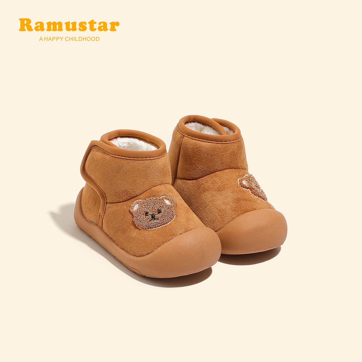宝宝棉鞋女宝冬季新款保暖学步鞋
