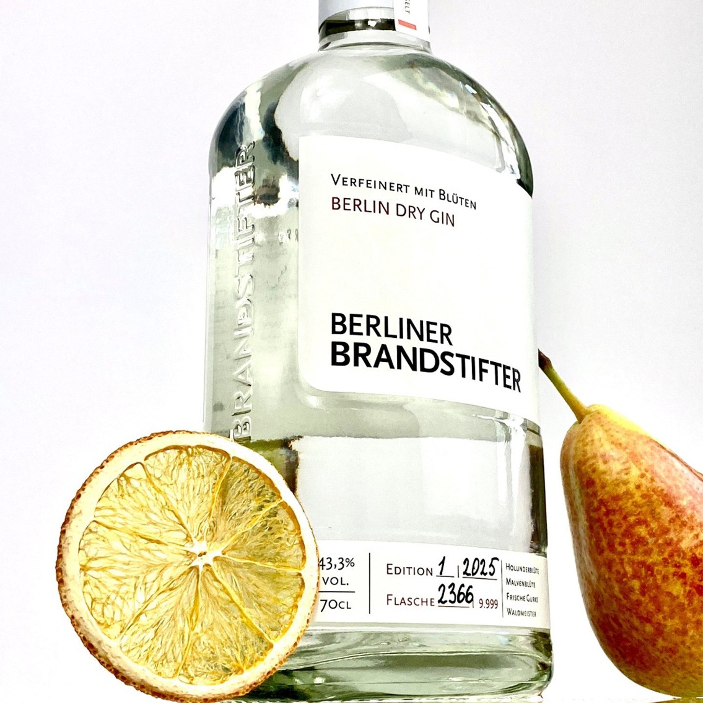 极简风 德国柏林蒸馏者金酒 琴酒杜松子酒 BerlineDry Gin 43.3%