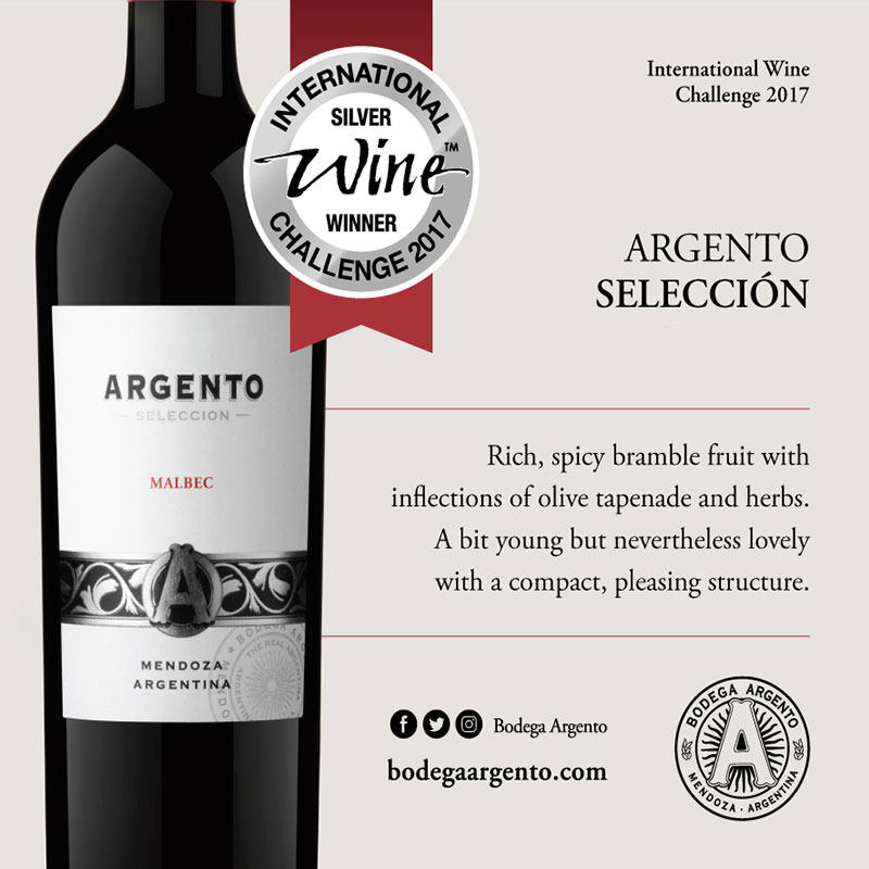 argento malbec 银谷马尔贝克精选干红葡萄酒 阿根廷进口正品包邮