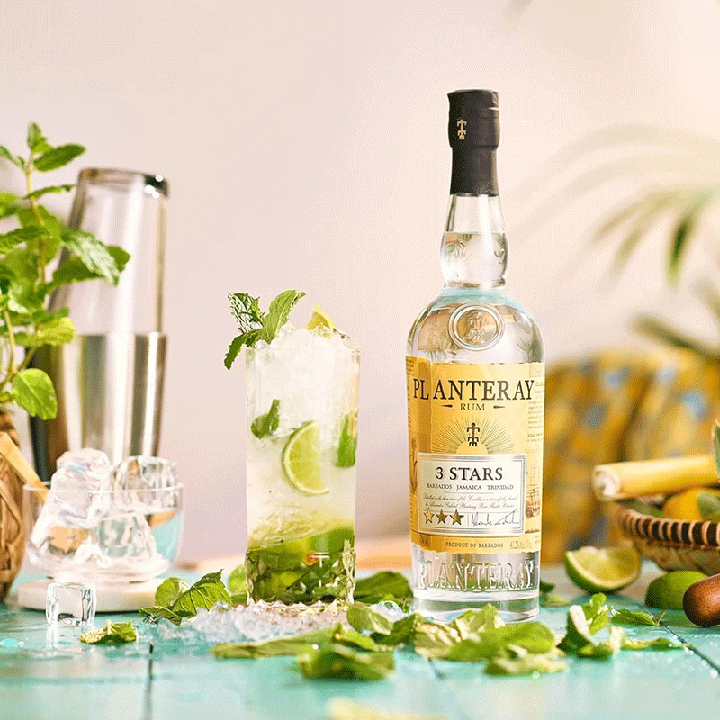 蔗园3星三星 银朗姆酒 Plantation 3 Stars Silver Rum正品 行货