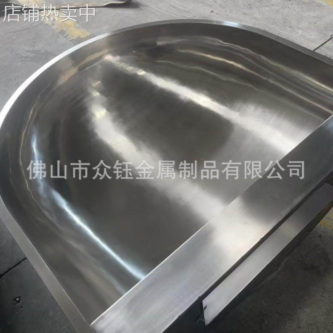 双曲面仿铜不锈钢壁炉客厅大堂电视背景金属仿真壁炉装饰