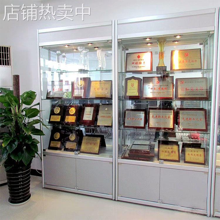 工艺品展柜化妆品珠汽车用品货架展示架红酒玻璃展示柜